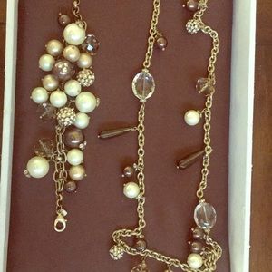 Necklace & bracelet (set)